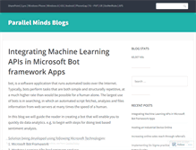 Tablet Screenshot of parallelmindsblog.com
